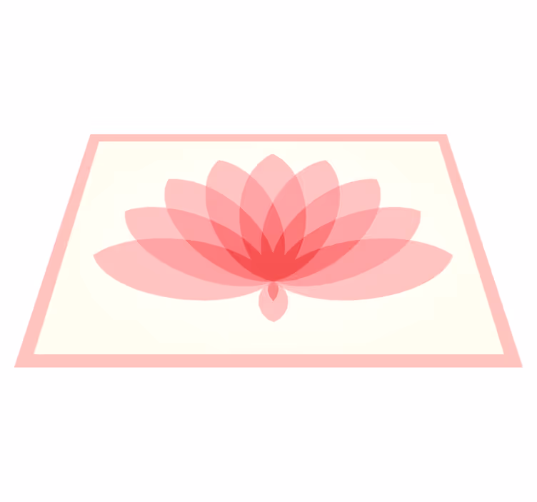 Lotusblomst Blomster og planter vinyltæppe - TenStickers