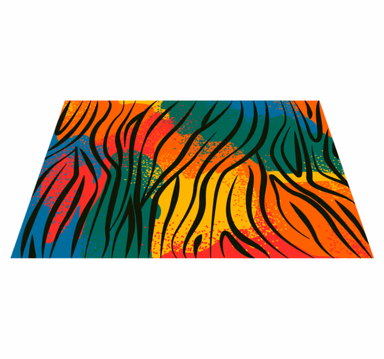 Afrikansk dyreprint dyretryk vinyltæppe - TenStickers
