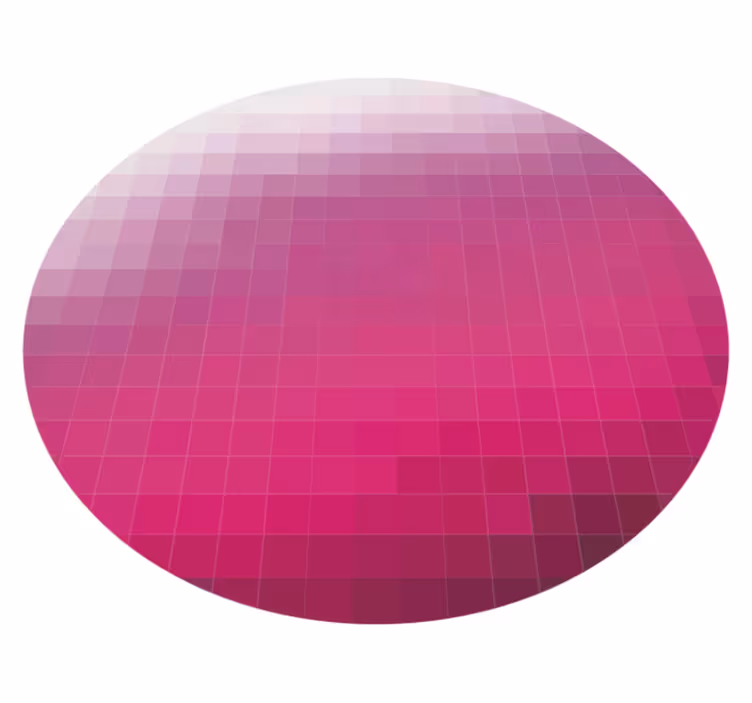 Gradient sfære minimalistiske vinyl tæppe - TenStickers