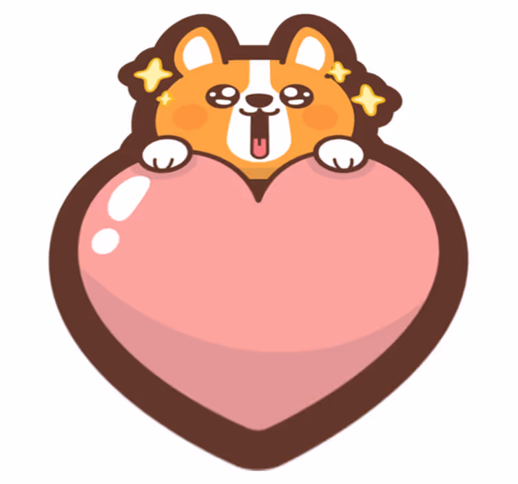 Anime hundedyr vinyl tæppe - TenStickers