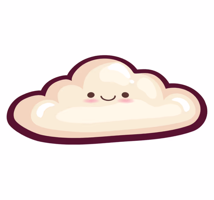Anime sky natur vinyl tæppe - TenStickers