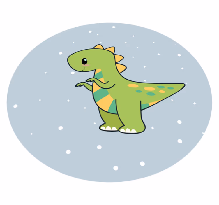 Anime dinosaur dyretæppe - TenStickers