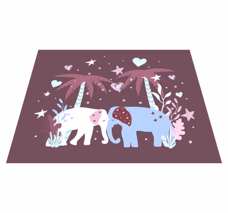 Børns safari tæppe til børneværelse - TenStickers