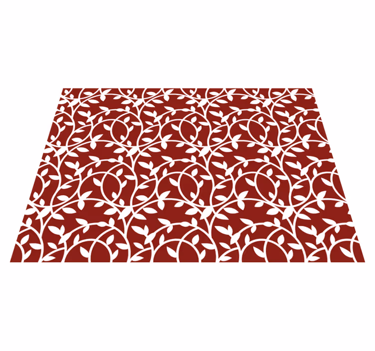 Elegant inspiration Blomster og planter vinyltæppe - TenStickers