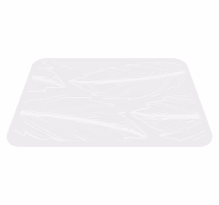 Fjeraftryksmønster natur vinyl tæppe - TenStickers