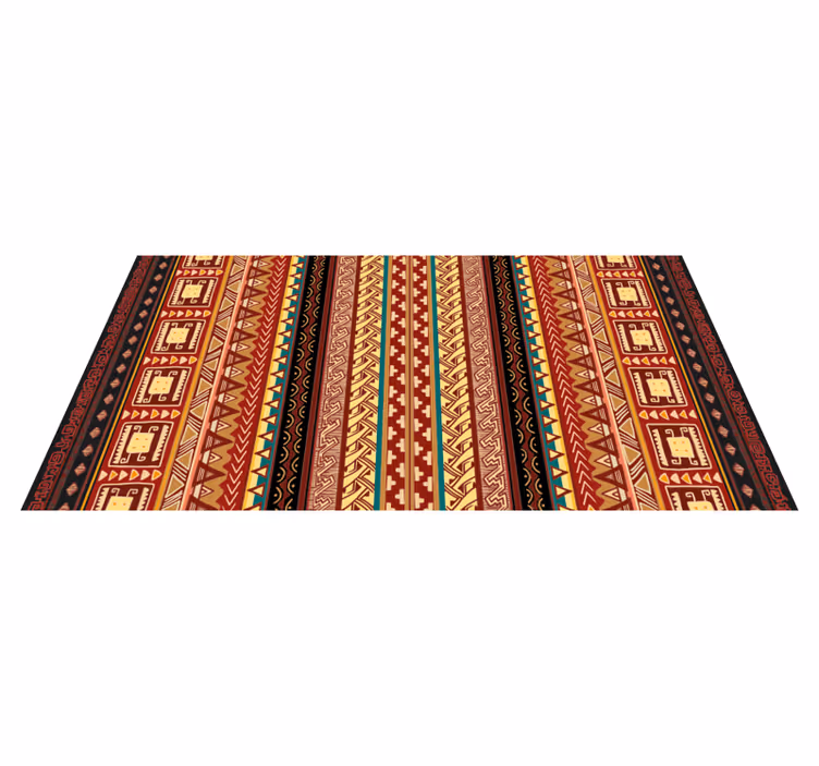 Aztec striber vinyl tæppe - TenStickers