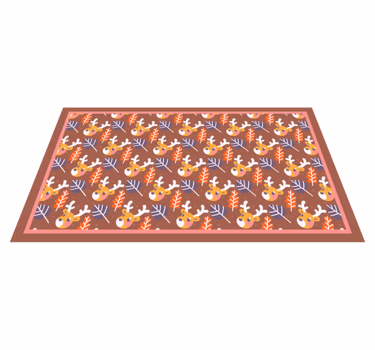 Design af babyhjorte jule vinyltæppe - TenStickers