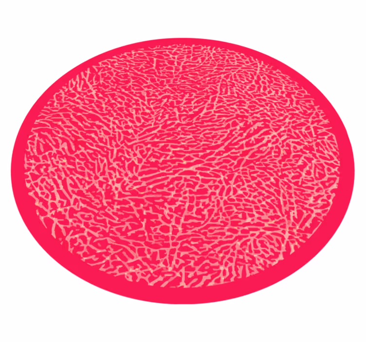 Levende lyserødt design tekstur vinyl tæppe - TenStickers