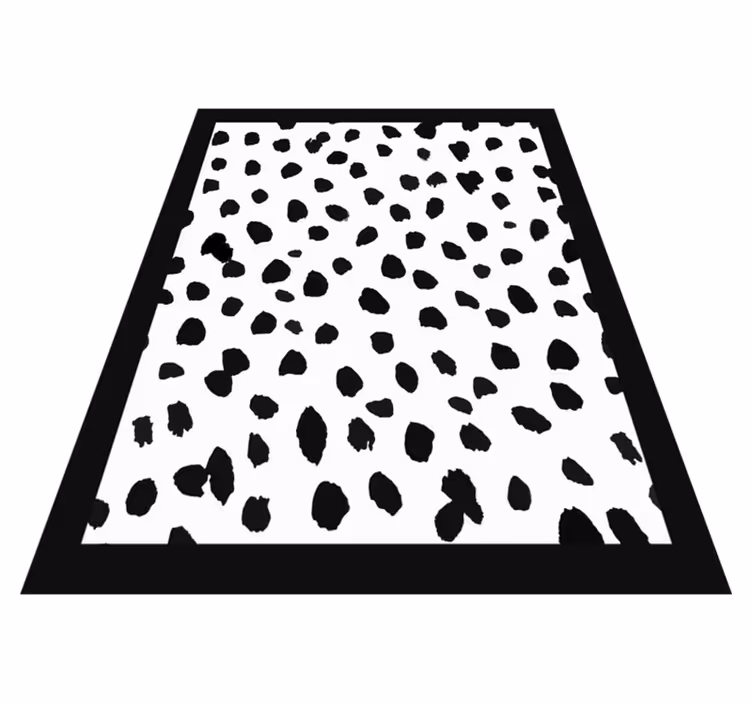 Dalmatisk print dyreprint vinyl tæppe - TenStickers