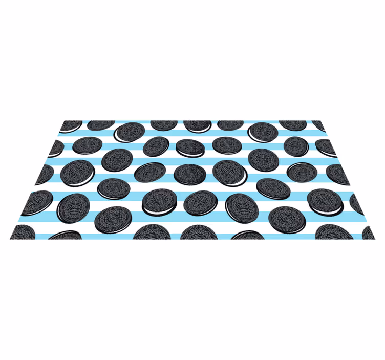 Oreo mønster køkken gulvfliser - TenStickers