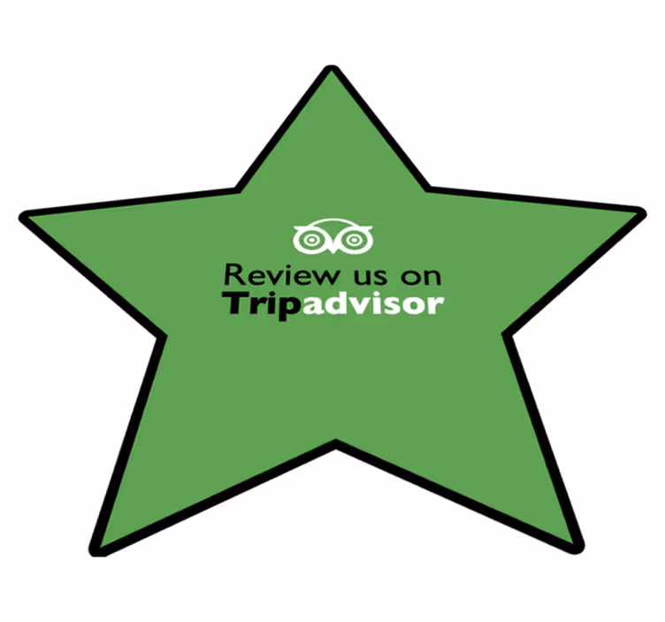 Anmeld os på tripadvisor vinyl tæppe med sætninger - TenStickers