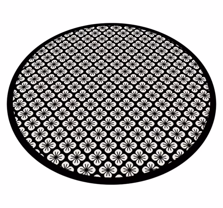 Minimalistisk sort og hvid køkkenfliser - TenStickers