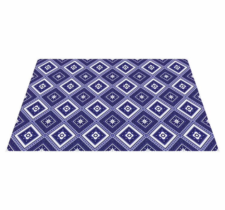 Moderne fliser mosaik geometriske tæpper - TenStickers