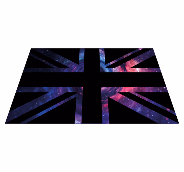 Galakse uk flag teen vinyl tæppe - TenStickers