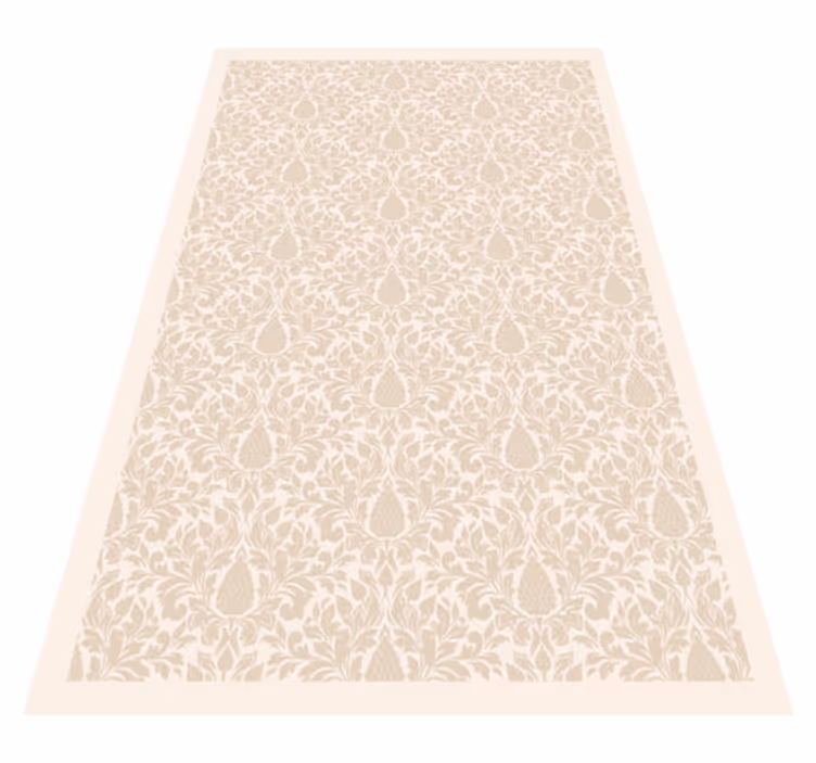 Elegant blomstermotiv natur vinyl tæppe - TenStickers