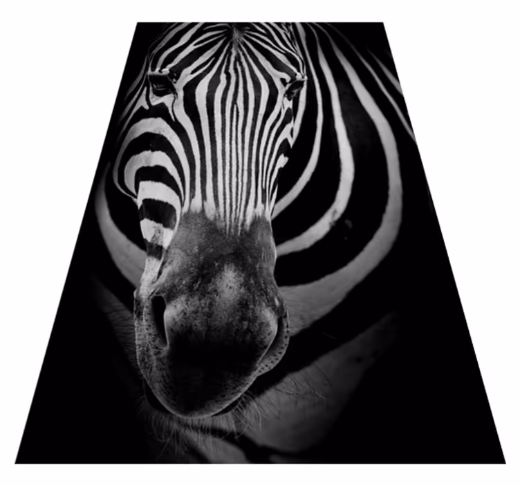 Zebrastriber print vinyltæpper med dyr - TenStickers
