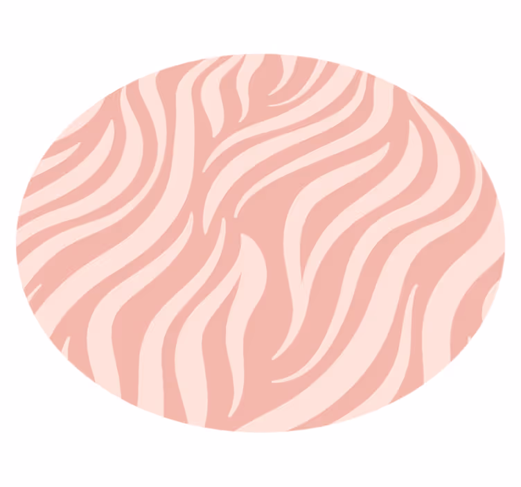 Elegante zebrastriber vinyltæppe med dyreprint - TenStickers