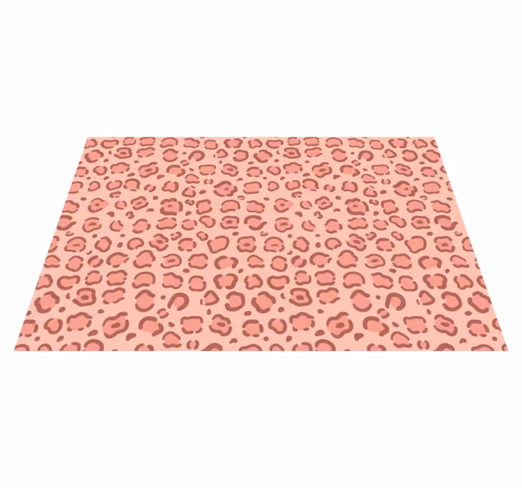 Leopardprikker vinyltæppe med dyreprint - TenStickers