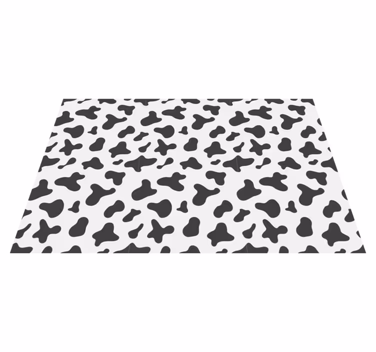 Ko-print animalsk vinyltæppe - TenStickers