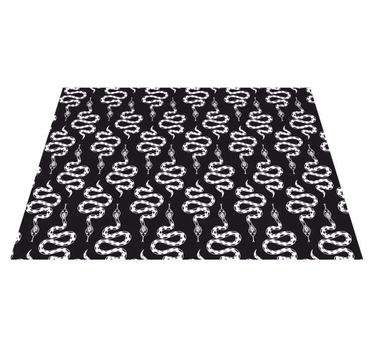 Slanger mønster dyreprint vinyl tæppe - TenStickers
