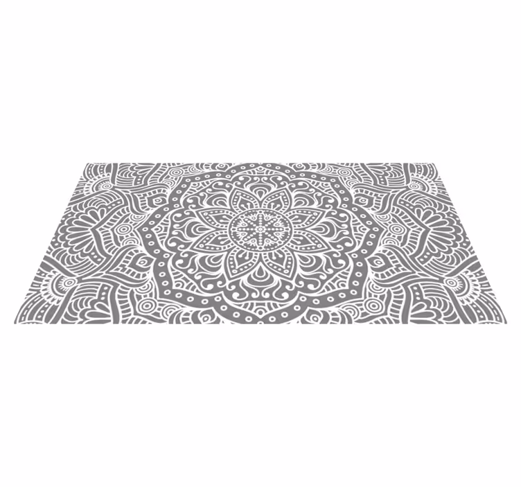 Elegant mandala soveværelse vinyl tæppe - TenStickers