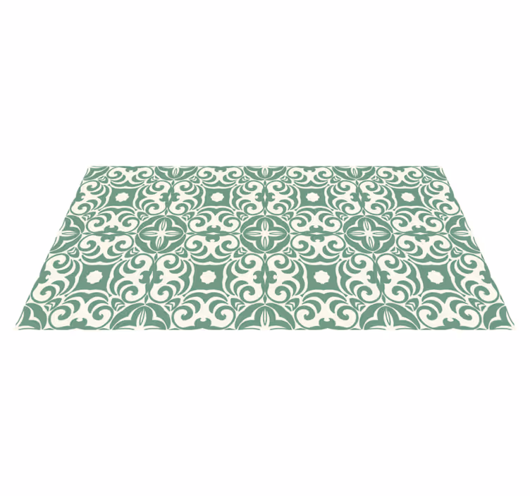 Emerald flise effekt vinyl tæppe - TenStickers