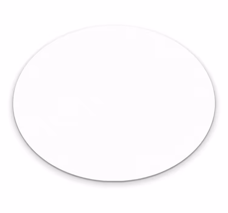 Hvid baggrund moderne vinyltæppe - TenStickers