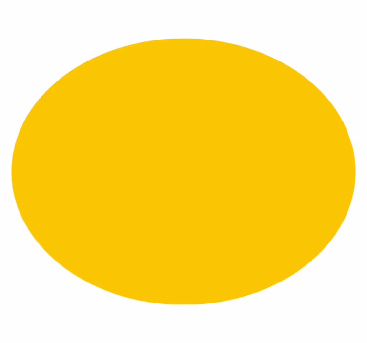 Gul baggrund moderne vinyltæppe - TenStickers