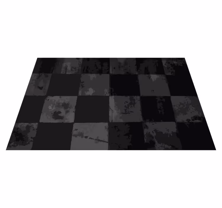 Ternet layout vinyl tæppe med fliseeffekt - TenStickers