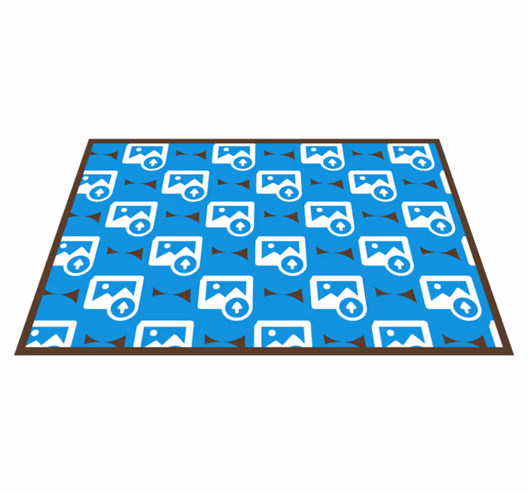 Personlig ansigt tæppe personlig mat - TenStickers
