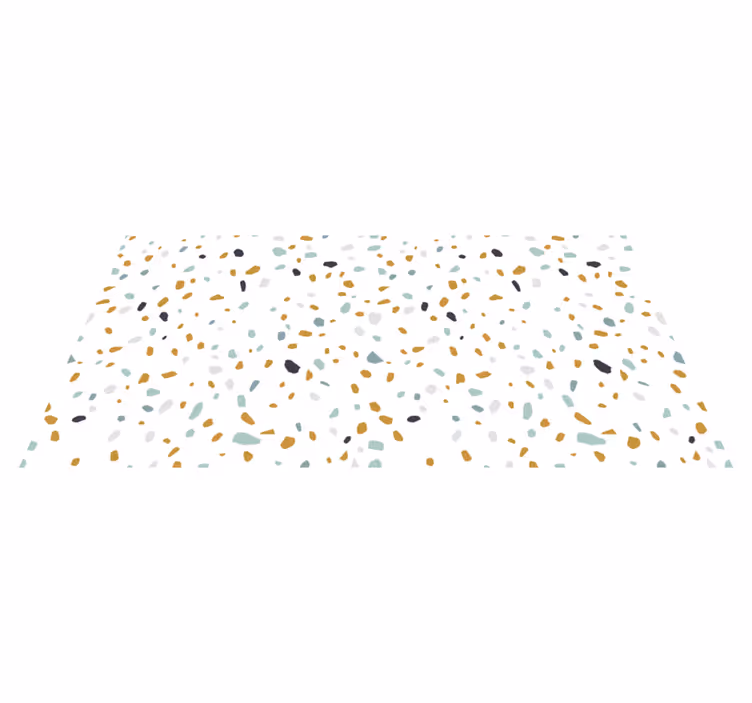 Nordisk terrazzo tekstur tæppe - TenStickers