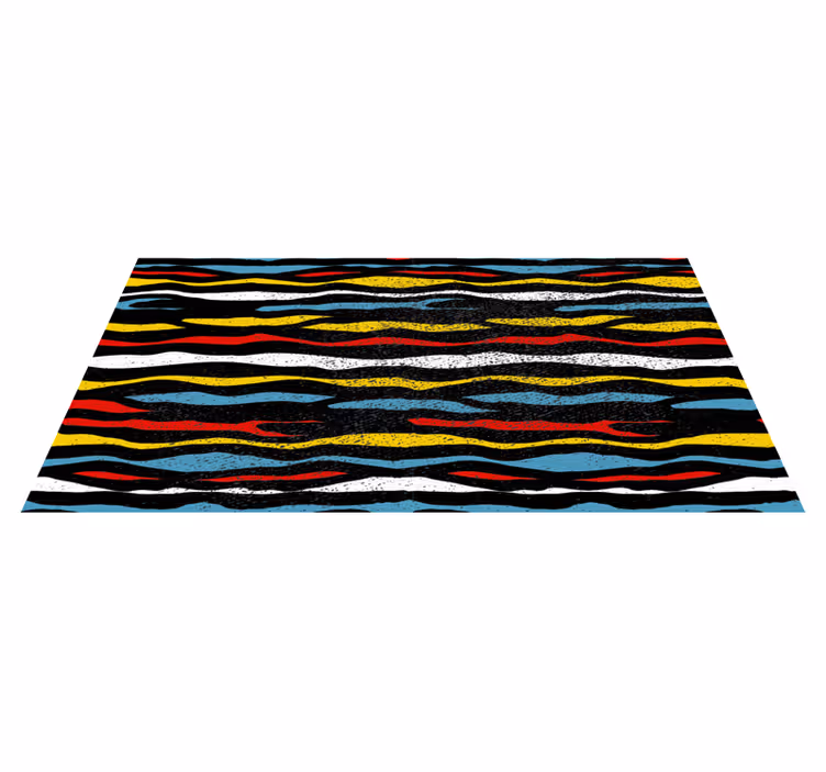 Vintage zebra mønster vintage tæppe - TenStickers