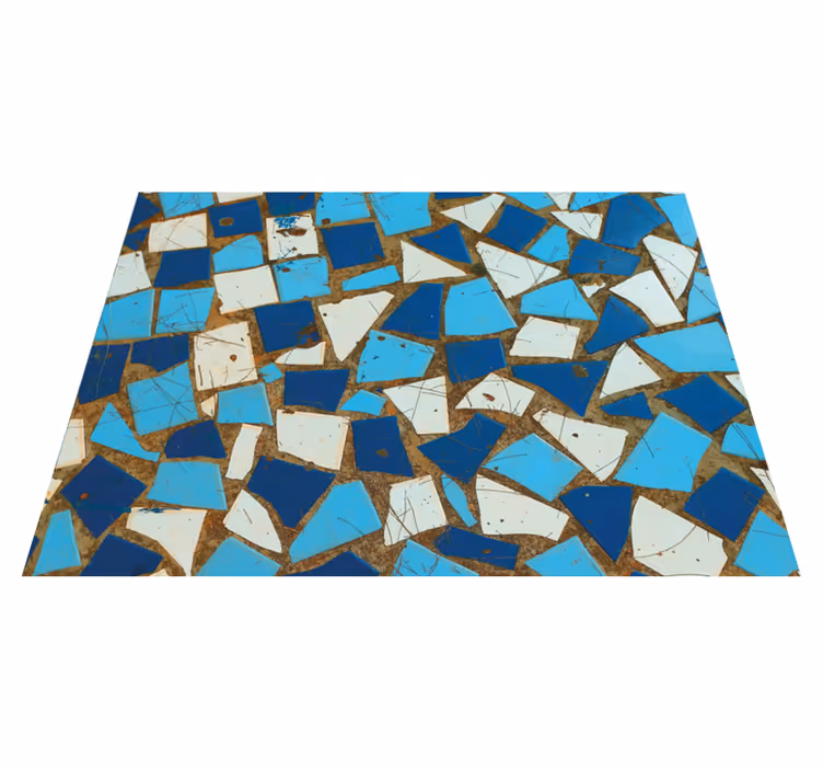 Mosaikflisearrangementer mosaik vinyl tæppe - TenStickers