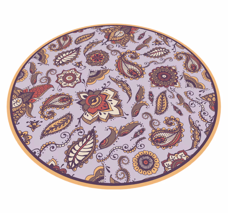 Orientalsk boho bandana mønster gulvtæppe - TenStickers