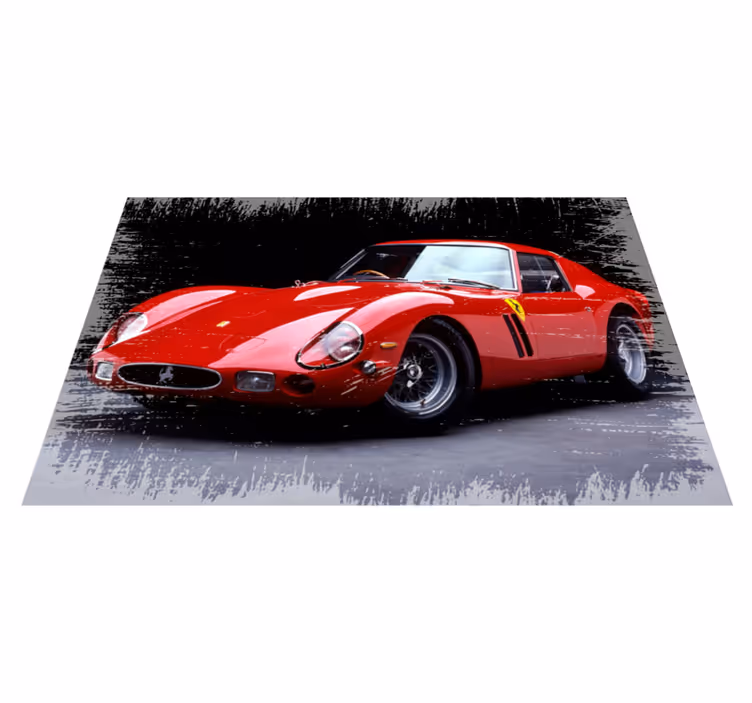 Ferrari 250 gto vintage tæppe - TenStickers
