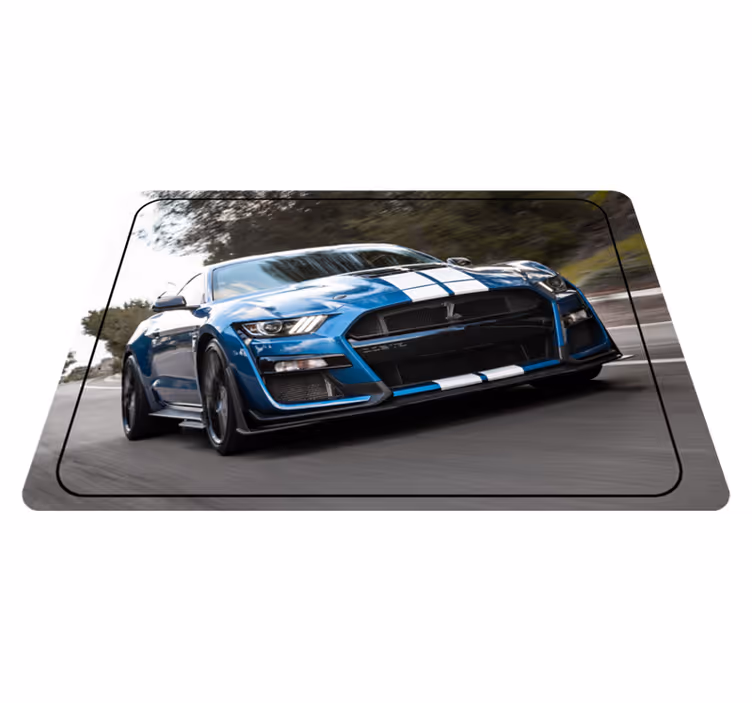 Shelby gt350 vintage vinyl tæppe - TenStickers