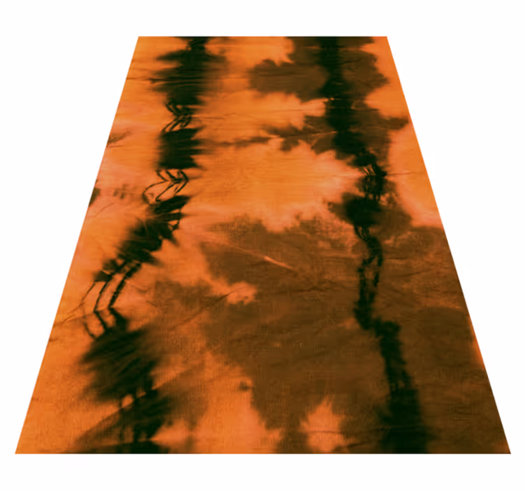 Farverig tie-dye tekstur vinyl tæppe - TenStickers