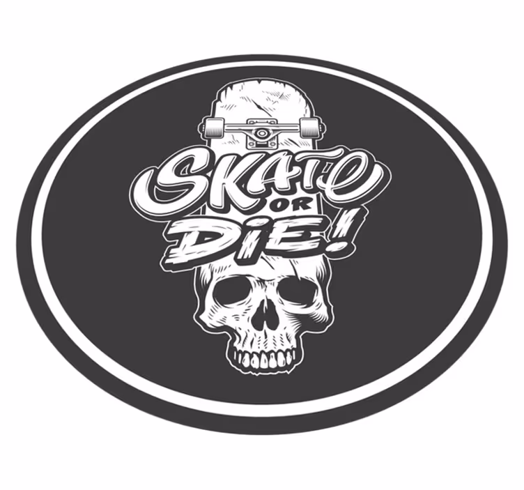 Skate grave graffiti moderne tæppe - TenStickers