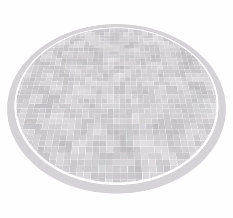Elegant mosaikmønster vinyl tæppe til badeværelset - TenStickers