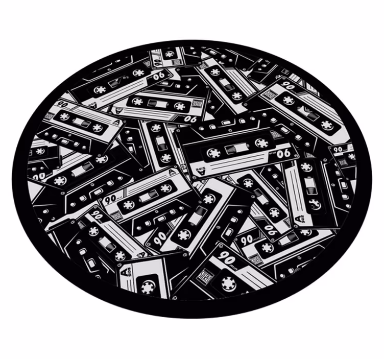 Vinyl tæppe cassette tape koncept - TenStickers