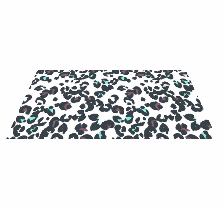 Leopard mønster stil vinyltæppe med dyreprint - TenStickers