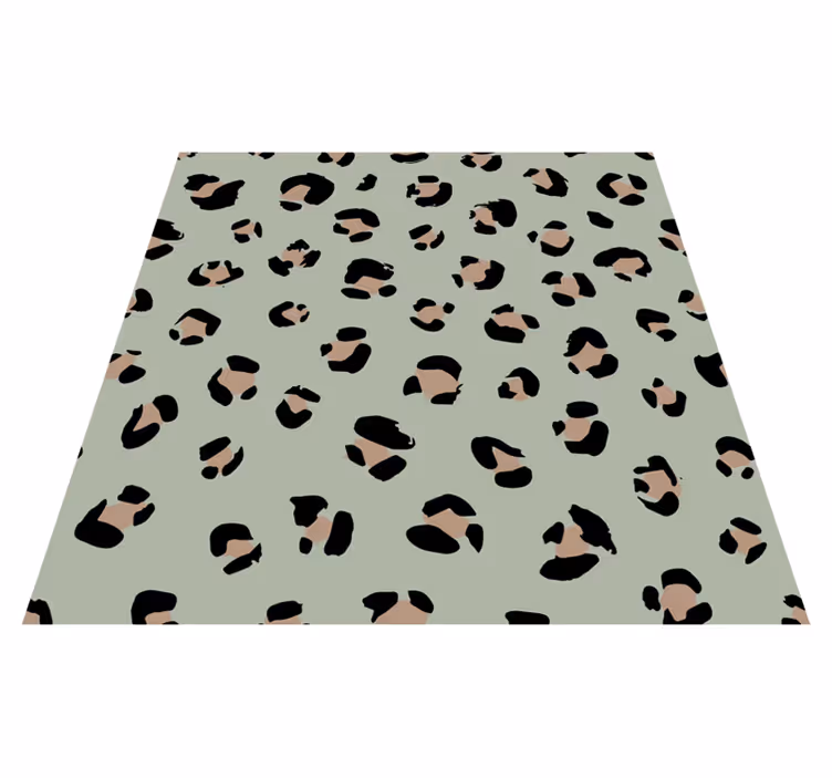 Vinyltæppe med dyreprint leopardpletter - TenStickers