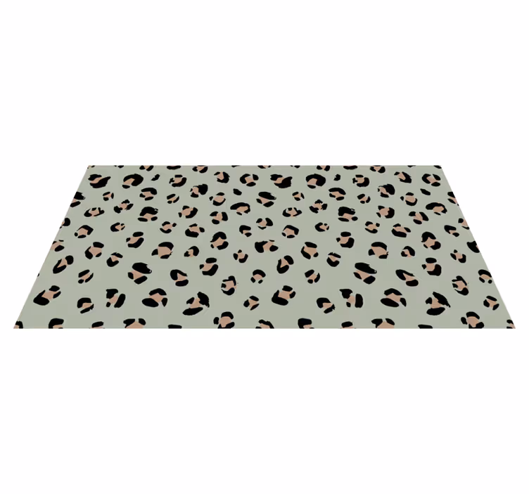 Vinyltæppe med dyreprint leopardmotiv æstetik - TenStickers