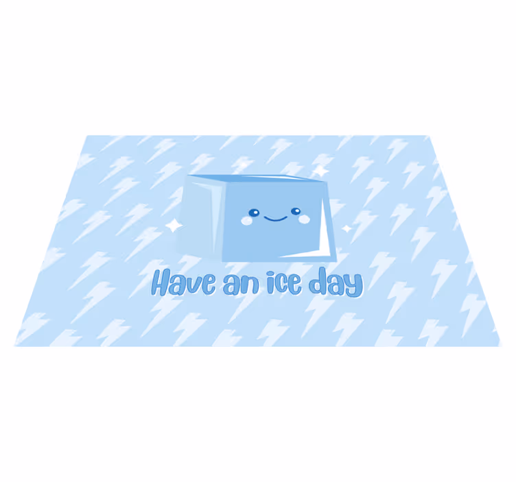 Tag en is tæppe til børneværelse - TenStickers