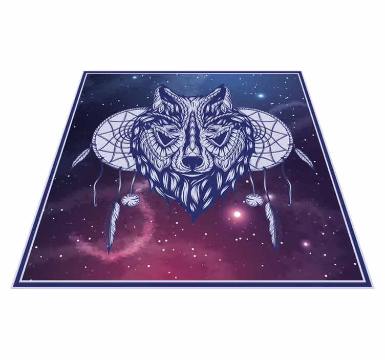 Ulvetåge etnisk vinyl ug - TenStickers