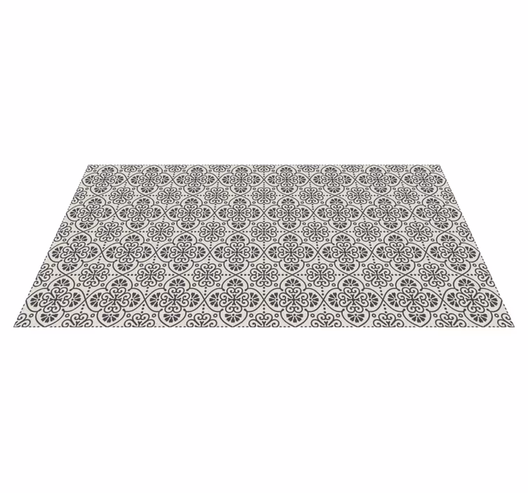 Elegant mosaikmønster mosaik vinyl tæppe - TenStickers