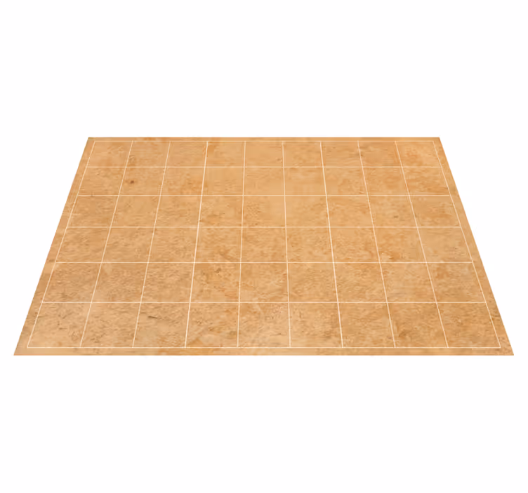 Naturligt beige look vinyl tæppe med steneffekt - TenStickers