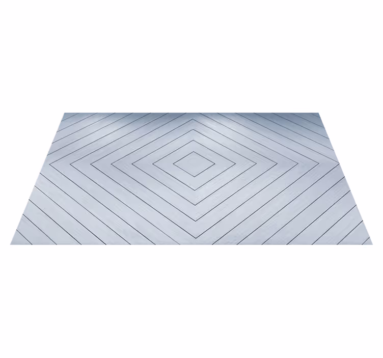 Diagonalt linjemønster moderne vinyl tæppe - TenStickers