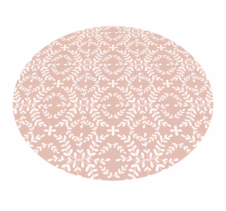 Delikat blomsterkomposition Blomster og planter vinyltæppe - TenStickers