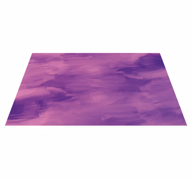 Pastel lilla pink oliemaleri stue tæppe - TenStickers